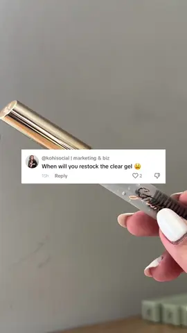 sorry to keep you waiting 🙇🏻‍♀️ we’re busy giving the Brow Fixer a total makeover 🤭 #fyp #StrokesBeautyLab #makeuptok #brows #BeautyTok 
