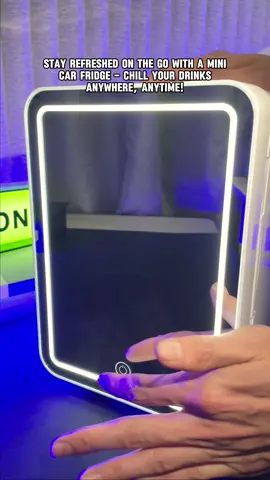 Makeup mirror and refrigerator combined car accessories#makeup #mirror #refrigerator #car #tiktokshop #tiktokshopfinds #springsale #tiktokshopspringsale 