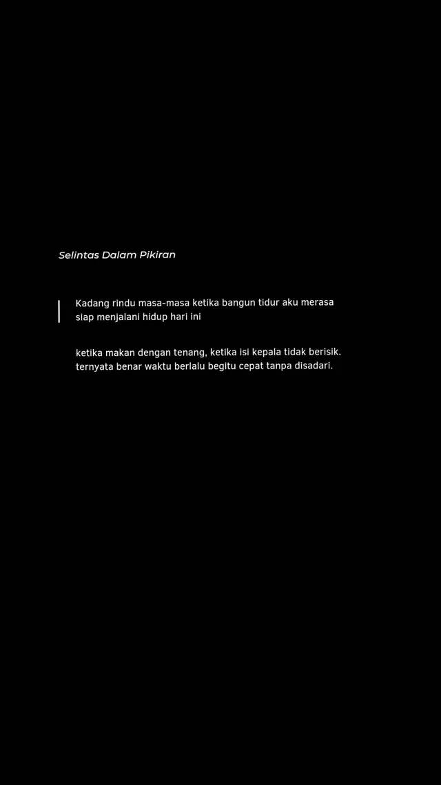 sesekali terlintas momen-momen ketika kecil yang tidak bisa terulang. dan berkata  