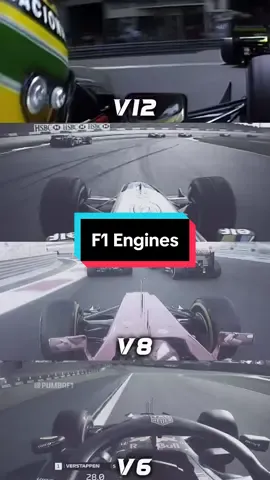 V12-V6 evolución de los motores de F1 #f1 #f1engine #f1historia SOUND ON 🔈
