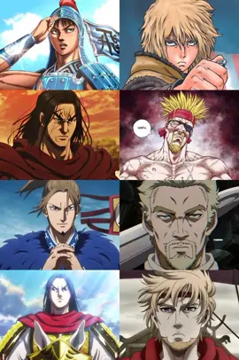 Comparing my 2 favorite seinen #kingdomanime #vinlandsaga 