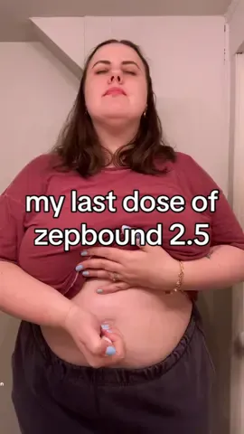 Taking my last dose of 2.5! Up to 5mg next week! Stay tuned tomorrow for my week 6 weigh-in and recap.  #zepbound #tirzepatide #weightlossgoals #glp1community #glp1weightloss #wegovyweightloss 