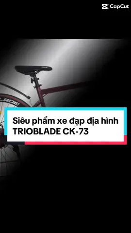 Siêu phẩm Trioblade CK-73 khung nhôm đẹp ko tì vết… Chỉ nhẹ 12kg! Xe trang bị 3 đĩa+8 líp+Củ đề Shimano 24 tốc độ! Bánh nhỏ 28mm cho cảm giác đạp bốc và nhẹ nhàng 😍😍😍#Hoangfuku #Xedap #Trioblade 