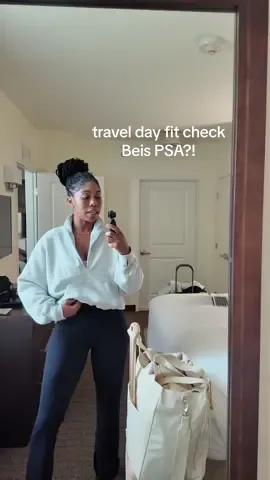 Travel day fit check + a Beis PSA 🙃 #fitcheck #airportoutfit #travelday #viral #fyp #beis #outfitideas #amazonfinds #athleisure #aeriereal 