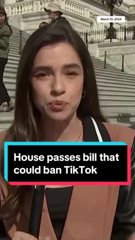 BREAKING: House lawmakers voted Wednesday to ban TikTok over national security concerns, defying public pressure and concerns about potential free speech violations. Passed on a 352-65 vote, the bill, HR 7521, now heads to the Senate, where its fate is less clear. #politicaltiktok #politics #fyp #newstiktok #news #trump #biden 