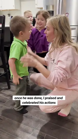 He threw a tantrum when I asked him to clean the kitchen floor. Tantrums during chore time are so normal in a household of 7 kids and I find that if I'm understanding but remain assertive, he usually pulls through it and comes out back on top. I love this boy to the moon and back, but sometimes these toddlers, y'all 😩❤️ #toddlertantrums #toddlermomlife #toddlerlife #toddlermom #gentleparenting #gentleparent ##gentleparentingtips #gentleparentinglife #tantrum #tantrums #momlifebelike #momlifeunfiltered #momstrugglesarereal #momstruggles #parenting #parentingstruggles #bigfeelings #momssupportingmoms #momsofinstagram #momreel 