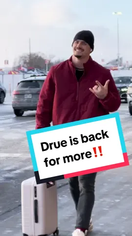 Back for more. Let’s work Drue‼️ #druetranquill #chiefs #signed 