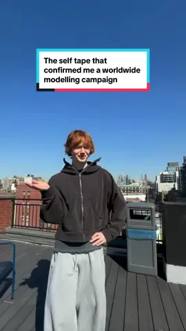 I mean agencies always say to show personality soooo 🤓 #model #selftape 