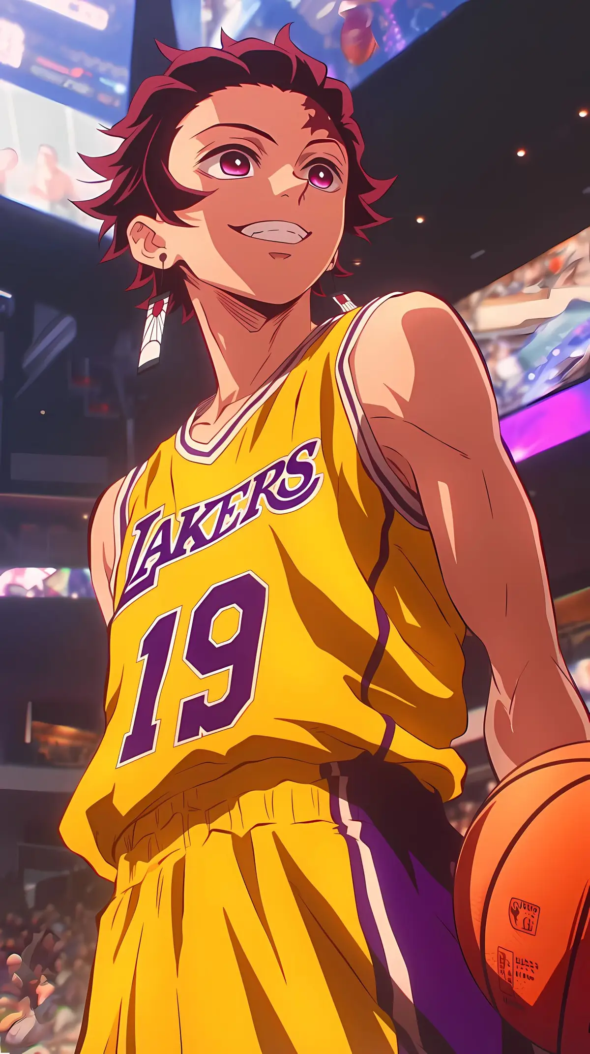 ANIME WALLPAPERS ❤️⛹️🏀 #anime #animeedit #animewallpaper #basketball #animebasketball #4kwallpaper #lakers 