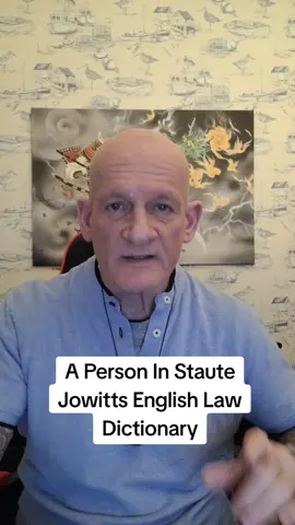 A Person is a Corporation in statutory legislation while a human being is a monster in Jowitts Dictionary of English Law #redpil #redpilltiktok #matrixglitch #matrixawakens #lawyer #lawyer #lawyersoftiktok #lawyertiktok 