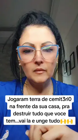 Jogaram terra de cemitério na porta da sua casa #curaelibertacao #prosperidade #milagre #palavradedeus #praanapaula #tomeposse #palavra #