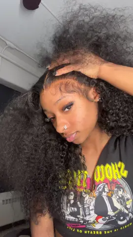 Seriously though! Does it get any better than this? 🥲😍 yall better tap in! #fyp #fypシ #viral #viraltiktok #trending #wig #wiginstall #wiginfluencer #gluelesswiginstall #viralvideos #frontal #wigginshair #curlywigs #fluffy 