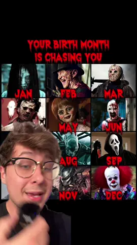 Did You Survive⁉️ Comment Your Birth Month Below‼️😱 Follow For More ✅ #foryou #scream #jasonvoorhees #freddykruger #leatherface #pennywise #annabelle #chucky #michealmyers #horror #horrortok #horrormovie #horrormovies #horrorfilm #horrorfilms 