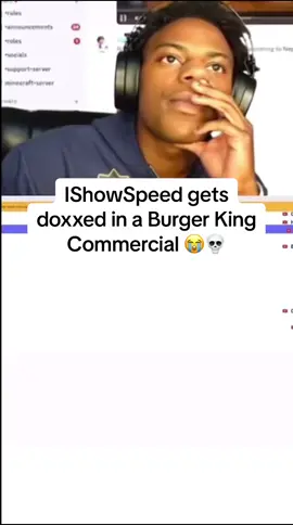Why did bro keep watching 🐷💀💀💀💀💀#ishowspeed #memes #funny #twitch #doxxed #wow #tiktok #fyp #viral #burgerking 