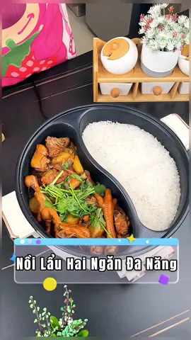 Nồi lẩu 2 ngăn đa năng nhé chị em #viral #giadung #phunu #dogiadung #giadungthongminh #giadungtienloi #giadungnhabep #đồgiadụng 