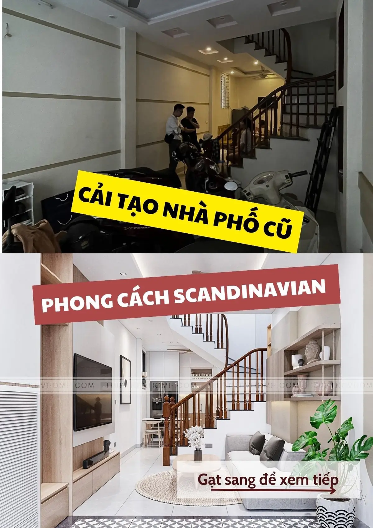 CẢI TẠO NHÀ LÔ PHỐ CŨ THEO PHONG CÁCH SCANDINAVIAN #caitaonhalopho #caitaonhapho #caitaonhacu #caitaonhahanoi #suanha #suanhacu #caitaonhatrongoi #suanhatrongoi #caitaonhagiare #phongcachscandinavian 