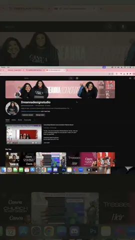 Watch me design this YouTube banner in Canva having @talithaajane @Talitha Jane as my inspiration ☺️ … this was SUPER fun to do  A video on my YouTube on how I make YouTube banners in Canva ‼️  My Unlimited Canva Bundle is the bundle to get  I know what it feels like to want to learn more about something but just can’t seem to find the right fit … & that’s where my Unlimited Canva Bundle comes in . This bundle was designed with you guys in mind ,  ✅with designing at your own pace  ✅ learning the lastest designs  ✅random updates in the bundle  & so much more !  Instead of spending 4 years mastering this skill you can do it in 1️⃣ #dreannadesignstudio #canvadesigns #canvatutorialsforbeginners #canvahacks #canvateacher #websitebannerdesign  