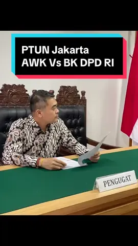 BERITA BAIK ❤️ - Hari ini, Beliau Ratu Gusti Wedakarna @aryawedakarna hadir di Pengadilan Tata Usaha Negara ( PTUN ) Jakarta. Yang dimana, gugatan AWK terhadap penberhentian BK DPD RI secara resmi sudah lolos. Selanjutnya adalah sidang perdana pokok perkara. Ini berarti, jika gugatan dikabulkan, maka SK Pemberhentian AWK bisa DIBATALKAN dan tidak ada alasan secara hukum untuk mengadakan Pengganti Antar Waktu ( PAW ). Artinya, SAAT INI, AWK tetap SAH sebagai anggota DPD RI, tetap berkantor dan tetap memperjuangkan kepentingan Bali. Ini berita kemenangan awal bagi pendukung AWK diseluruh Bali. Terimakasih doa para semeton. This is Satyagraha, Satyam Eva Jayate 🙏 Om Namo Siwa Ya.... PUJA pada Siwa Mahadewa sang penghancur kejahatan ( Pralina ). Selamat bertugas kembali Tuaji AWK ❤️ dan AWK siap dilantik 1 Oktober 2024 ✅ ( admin ) @jokowi #wedakarna #senatorbal #wedakarnaPTUNJakarta @kpu_bali @dpdribali  #menanglagi #notENDgame😊 #fyp #viral #2024 