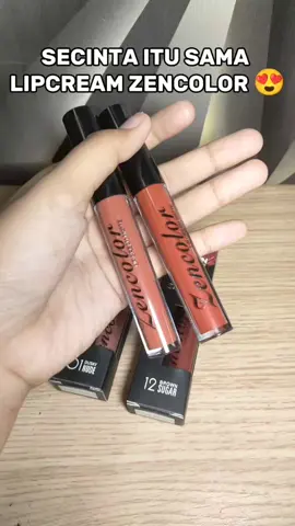 #bebaspilihwarna #lipcream #waterproof #lipmattemurah #lipstick #pyfツ #zencolor 