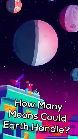 How Many Moons Could Earth Handle #kurzgesagt #shorts#trending #randomfacts #tiktok 