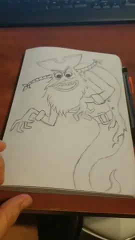 Went live a little bit tonight. I sketched this out and finished coloring it in Comic Jam Hawaii's drink and draw. The theme was Ghosts this week.  #artreveal #spongebobsquarepants #fanart #theflyingdutchman #markers #sketch #drawing #cartooncharacter #ghosts 
