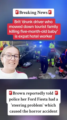 Brit ‘drunk driver who mowed down tourist family killing five-month-old baby’ is expat hotel worker #CapCut #breakingnews #news #crimescene #crimestories #police #999 #death #crash #fyp #trending #viral 