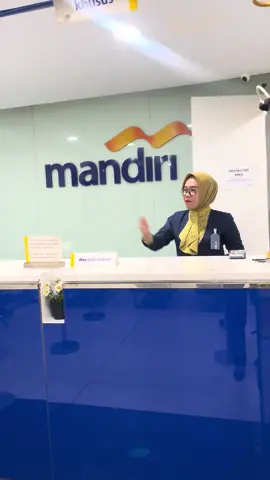 roleplay 1x take 😂 #bankmandiri #banker #bumnuntukindonesia #frontliner #teller #fyp 