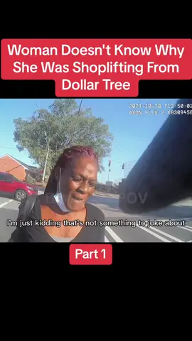 Woman Doesn't Know Why She Was Shoplifting From Dollar Tree