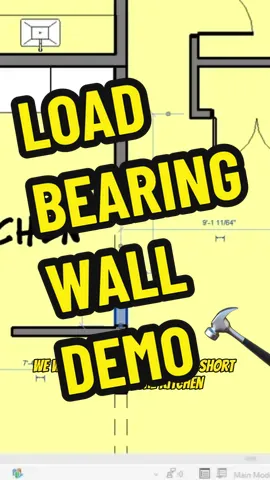 Removing a load bearing wall? Think about these things before you pull out the demo tools 🔨 💨 #doryazararchitect #doryafterdark #renovation #demolition #loadbearing #loadbearingwallremoval #structure #kitchenrenovation #interiorrenovation 