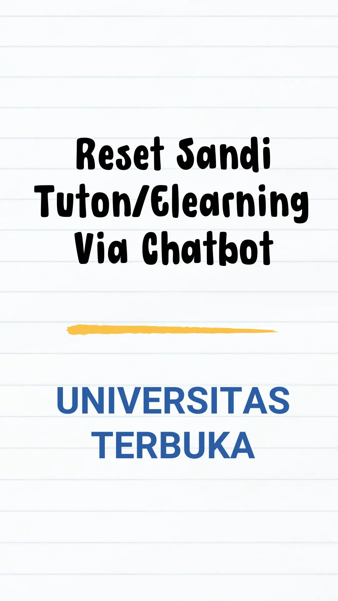 #universitasterbuka #ut #tuton