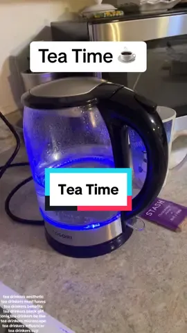 Tea Time, any time. Time is not an issue with this Cosori Electric Kettle. #teatime #boilingwater #boiling #impatient