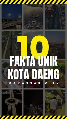 10 fakta unik mengenai Kota Makassar yang belum tentu kalian ketahui.  Menurut kalian, kira2 apa lagi fakta unik lainnya ya? Tulis di kolom komentar ya.  (Oya, mimin sedang bagi2 pulsa untuk yg ngetik di kolom komentar IG kami ya kak) 𝘽𝙡𝙖𝙘𝙠 𝙔𝙚𝙡𝙡𝙤𝙬 𝘽𝙖𝙧𝙗𝙚𝙧𝙨𝙝𝙤𝙥 Barbershop Makassar & Gowa dengan jumlah ulasan lebih dari 1400 review di Google maps. Rating 4,9 Star ⭐️⭐️⭐️⭐️⭐️  🚦𝑰𝒏𝒈𝒂𝒕 𝑪𝒖𝒌𝒖𝒓, 𝑰𝒏𝒈𝒂𝒕🚦⬇️ 💈𝘽𝙡𝙖𝙘𝙠 𝙔𝙚𝙡𝙡𝙤𝙬 𝘽𝙖𝙧𝙗𝙚𝙧𝙨𝙝𝙤𝙥💈