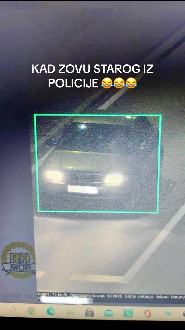 kad zovu iz policije😂 #fyp #viral #foryou  #policija #radar #kazna #balkan #balkantiktok #audi 