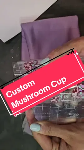 Make our Mushroom Cup with me #handmade #libbycupwrap #thebusyhousesteader #smallbusinessowner #workfromhomemom #lovewhatido #asmrtiktoks #asmrvideo 
