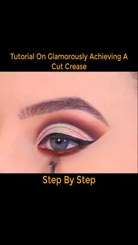 Tutorial On Glamorously Achieving A Cut Crease. #makeuptutorial #makeup #Eyeliner 