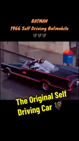 The original self driving car., the Batmobile.  #batman #robin #car #cars