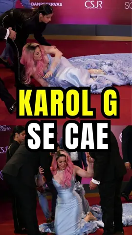 Karol G se cae 😱 #karolg 