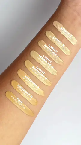 Replying to @🇵🇸 Access granted, Agent! Let’s swatch all 8 shades of the newest #MissionEndlezz Cover Up Skincealer 📂 Shop NOW by clicking the yellow basket 🛒 #vicecosmetics #fyp 