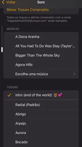 Meu novo alarme 💕🐻 #eternalsunshine #arianagrande #intro #fyp #fypシ 