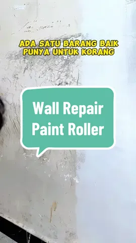 Terbaik la barang ni. Akak-akak kat rumah pun boleh buat sendiri tahu. Jom beli sekarang di bag kuning. #wallrepair #paintroller #catrumah #wallrepairroller #paintrollertrick #mengecatrumah #wallrepairs 