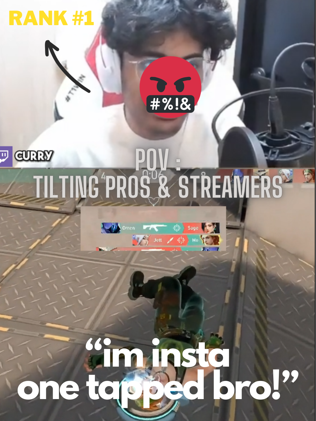 TILTING VALORANT PROS AND STREAMER ft @curry.val @prx_jinggg #Valorant #valorantindonesia #fyp