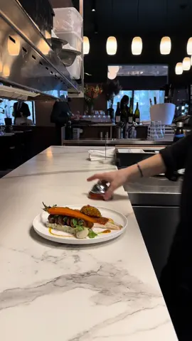 Bar en croûte de chorizo 🐟🌶️ #FoodArt #Plating #Gastronomie  #FoodPhotography #InstaFood #Foodie #CuisineCréative #Miro #MiroStrasbourg #Ostwald #France #Alsace #Restaurant #Chef #ChefsLife #Strasbourg #Chill #Michelin #LesCollectionneurs #TableRemarquable #Salsa #Criolla#Fish #Chorizo #Seabass   @Food&Sens @Teritoria @Plating Art Media 
