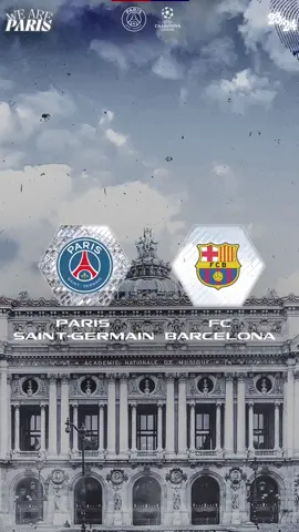 🏆👀⚽️ Paris Saint-Germain will face FC Barcelona in the quarter-finals of the Champions League!
