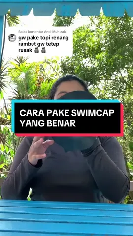 Membalas @Andi Muh zaki beres pake swimcap jangan lupa bilas rambutnya ya 😁 #berenang #berenangyukk 