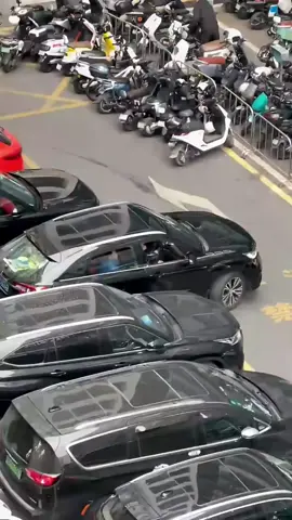 Why are the motorcycles parked there?!