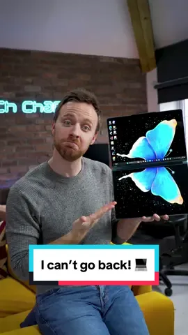 I can't go back to a 1 screen! 😬 I've been spoiled by the Lenovo Yoga Book 9i and it's Dual OLED Displays. I feel SO much more productive, especially editing videos with my timeline up-top, and media files below - and I love how many different ways you use this! 🔥 Want one? Lenovo Yoga Book 9i powered by Intel® Evo™ platform. Engineered to do it all. AD #LenovoYoga #IntelEvoPlatform #TekTok #laptoplifestyle @Lenovo 