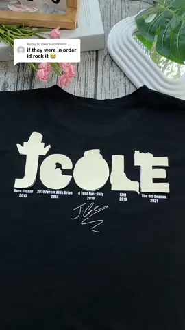 Replying to @Riek  This is definitely the J Cole fan shirt will need 😎🔥 #jcole #jcoleshirt #jcolefans #jcoletok #jcolealbum #jcoletour #TikTokShop 