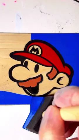 Satisfying Mario #satisfying #asmr #paint #nintendo 