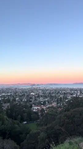 UC Berkeley FireTrail Hike to watch the sunrise 💗 #hike #ucberkeley #ucb #colleglife #sunrise #sunrisehike #sunriseview 