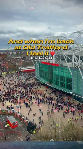 When I’m back at Old Trafford I feel it ❤️ #manutd #liverpool #facup #oldtrafford #football #special #foryou #fyp 